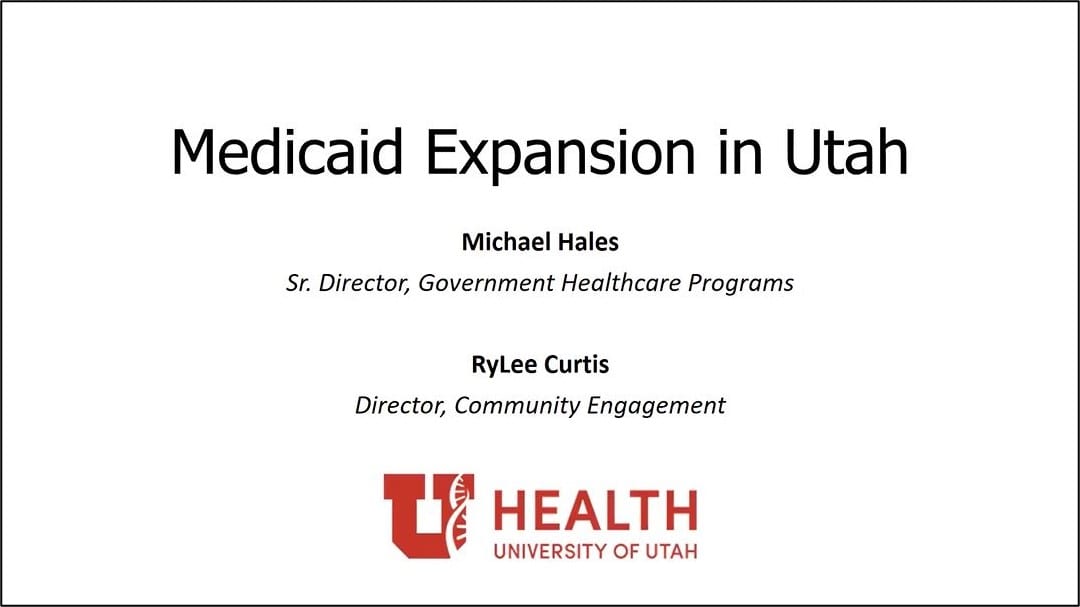 Medicaid Expansion in Utah