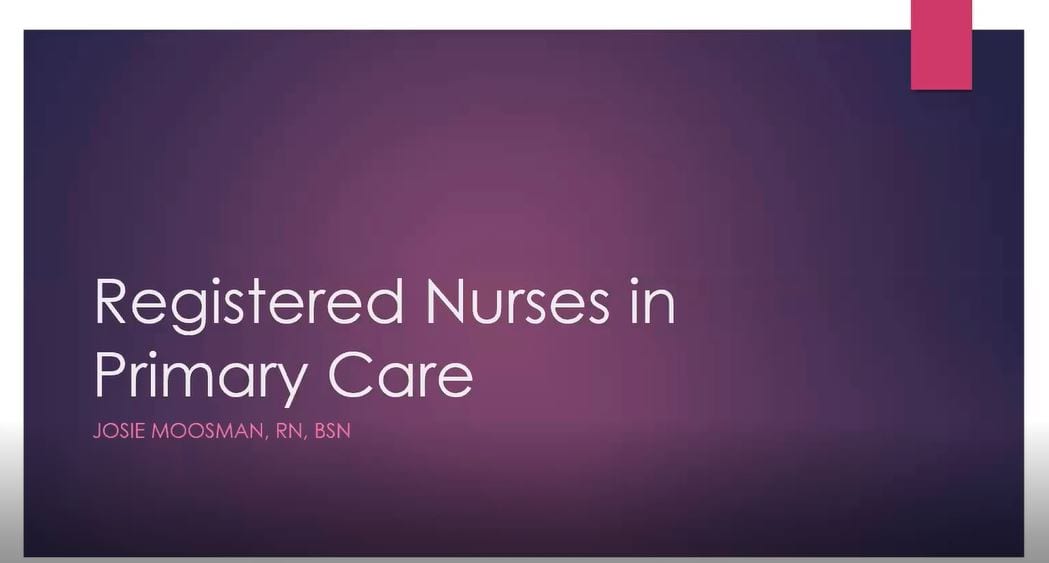 RNs in Primary Care