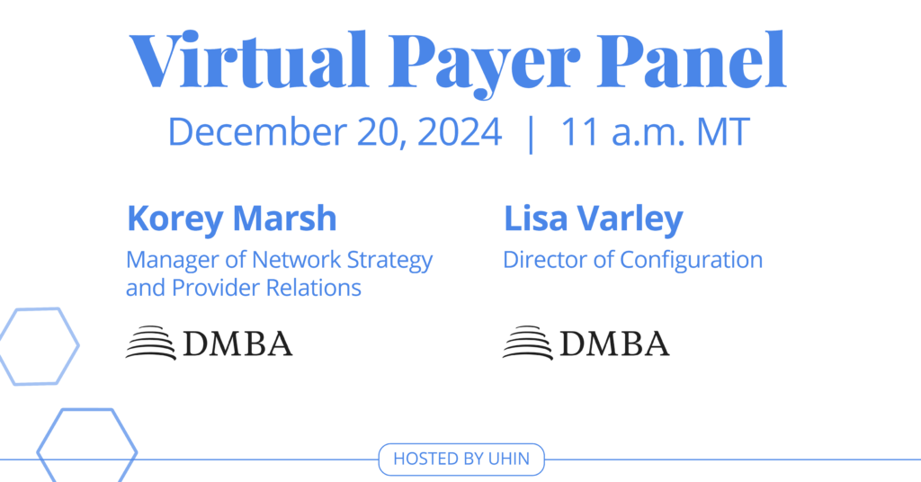 Virtual Payer Panel Korey Marsh Lisa Varley DMBA